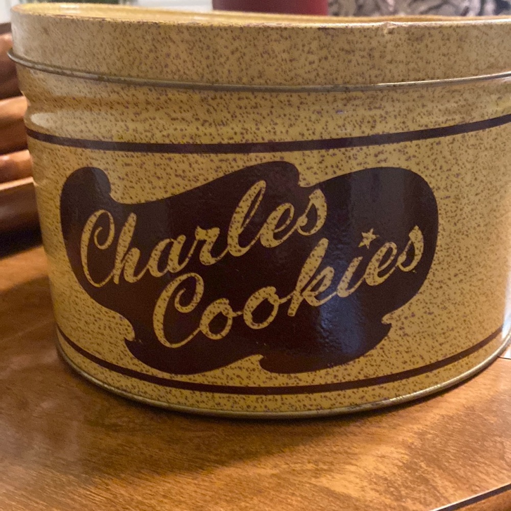 Vintage Charles Cookies tin